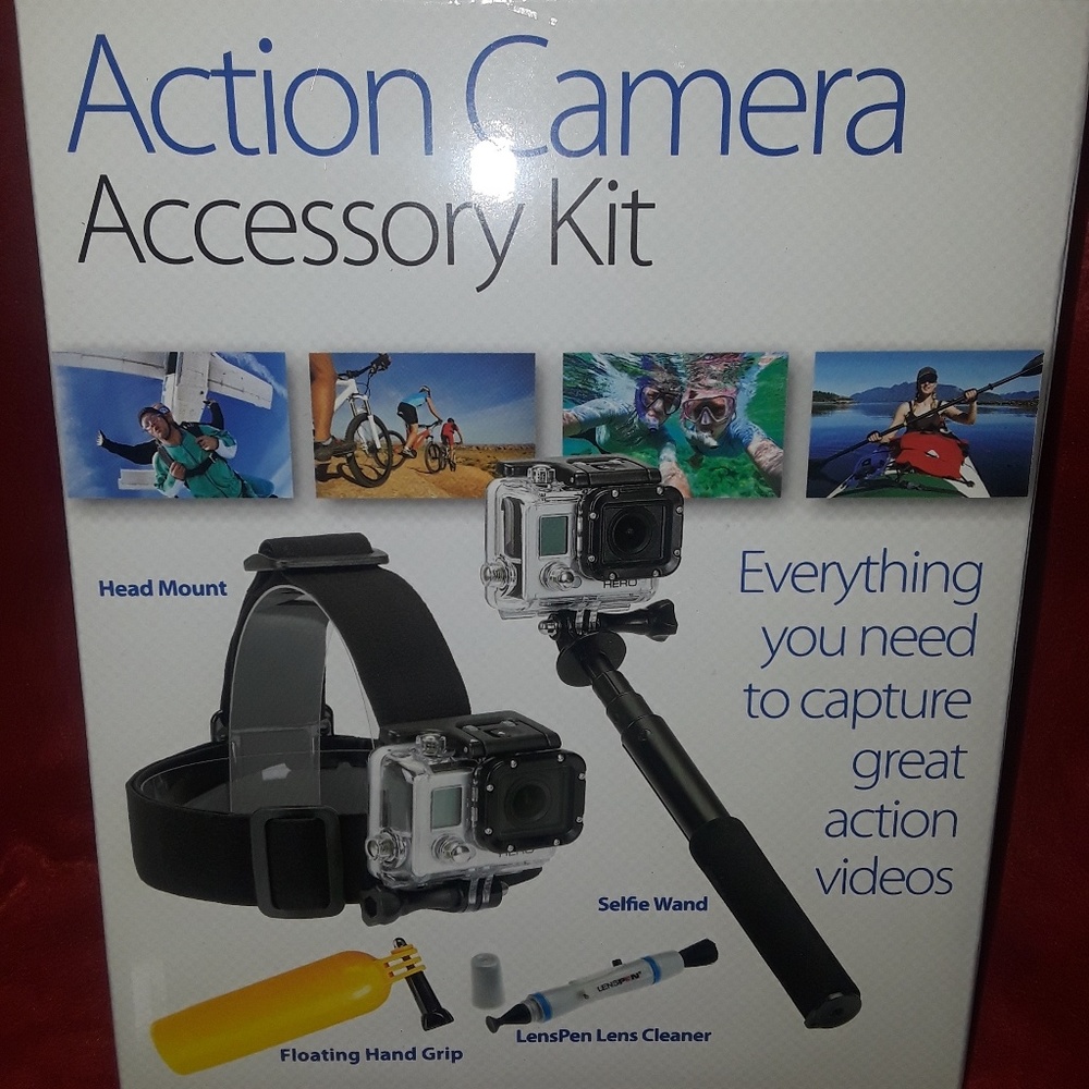 Action Camera Accessory Kit (For GO PRO)